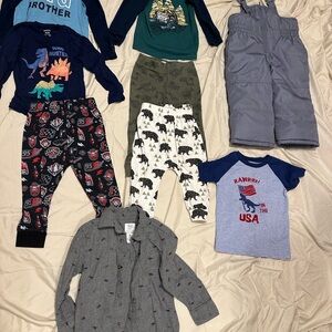 Kids Clothing Bundle with Graphic Tees and Pants